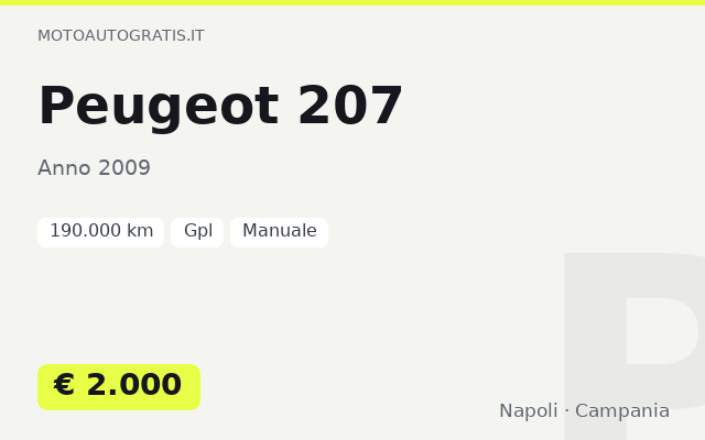 Peugeot 207
