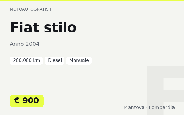 Fiat stilo