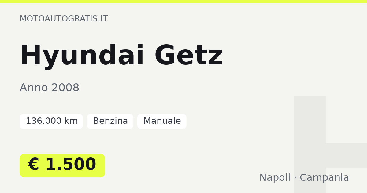 Hyundai Getz