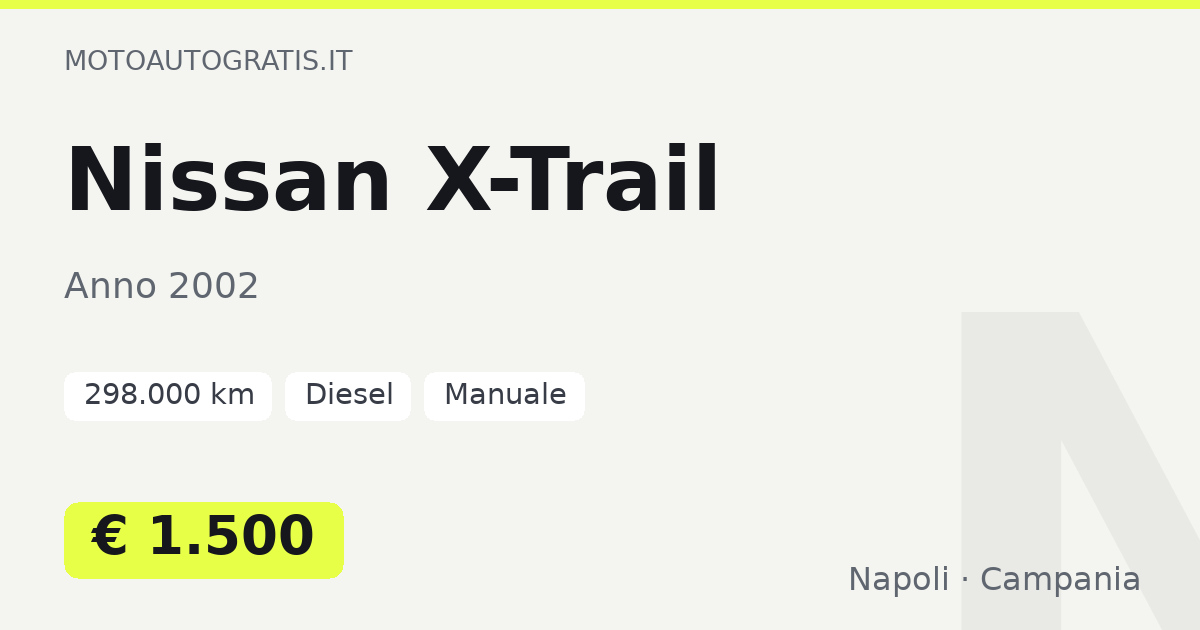 Nissan X-Trail