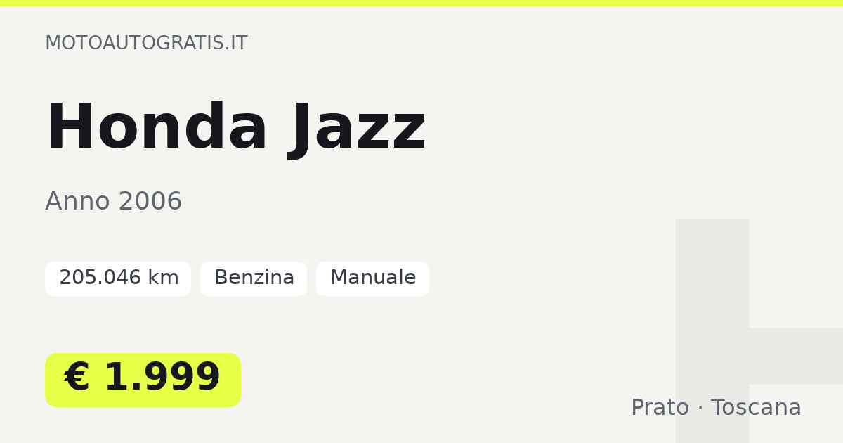 Honda Jazz