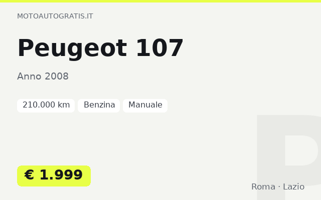 Peugeot 107