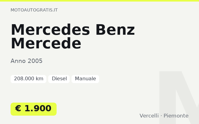 Mercedes Benz Mercede