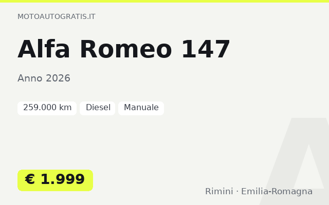 Alfa Romeo 147