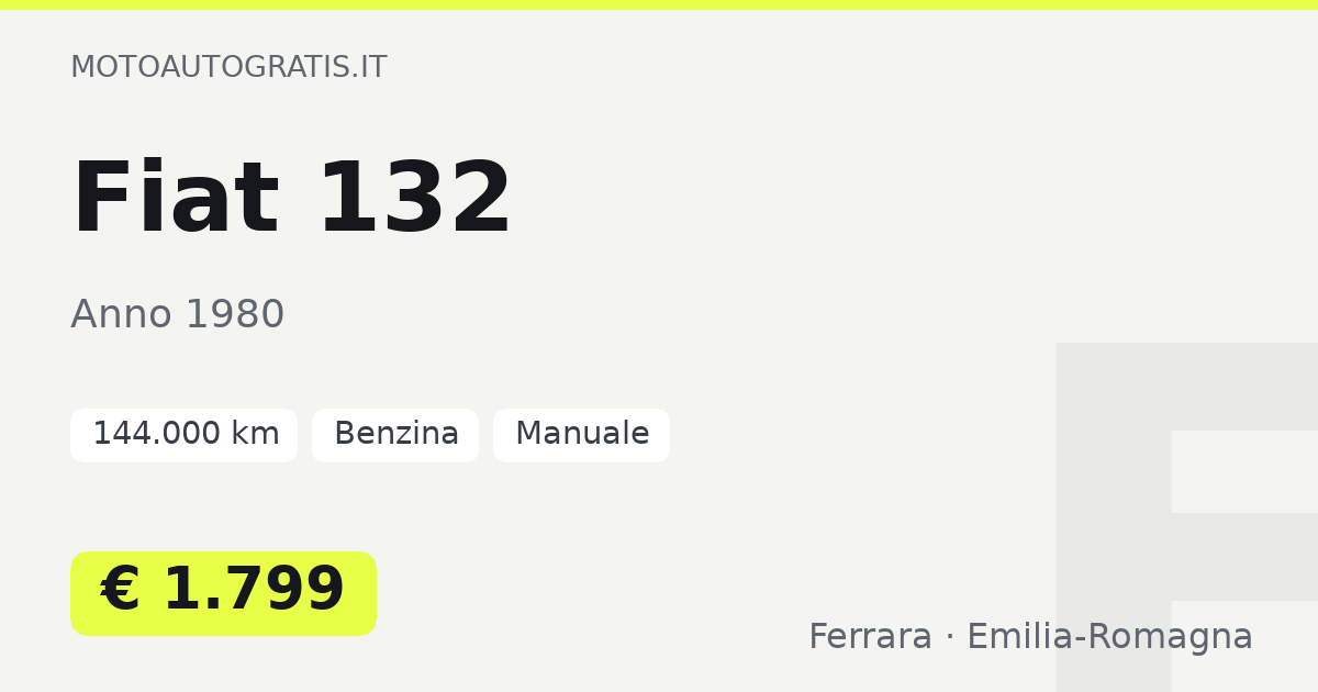 Fiat 132