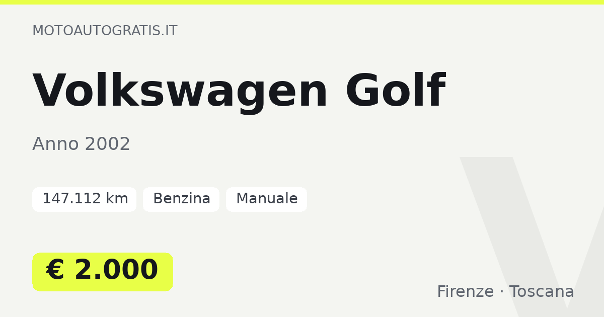 Volkswagen Golf