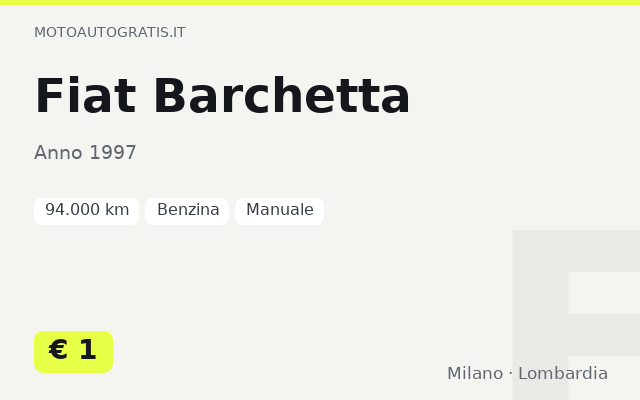 Fiat Barchetta