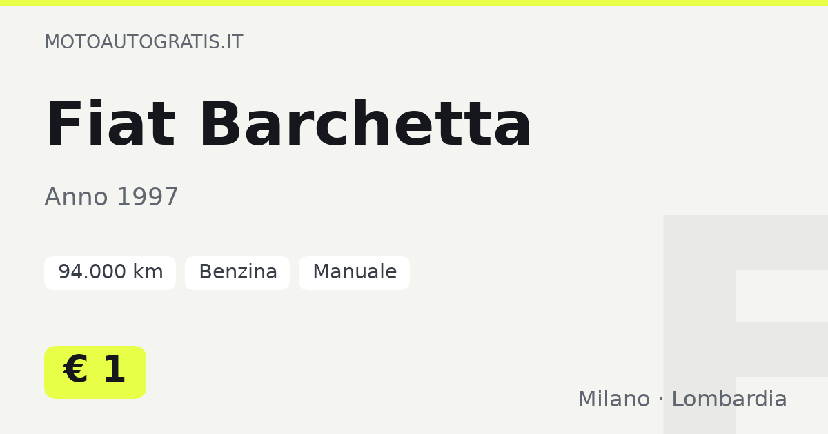 Fiat Barchetta