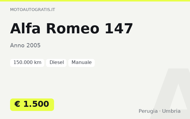 Alfa Romeo 147