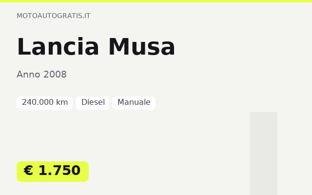 Lancia Musa