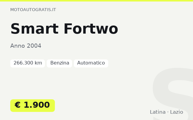 Smart Fortwo