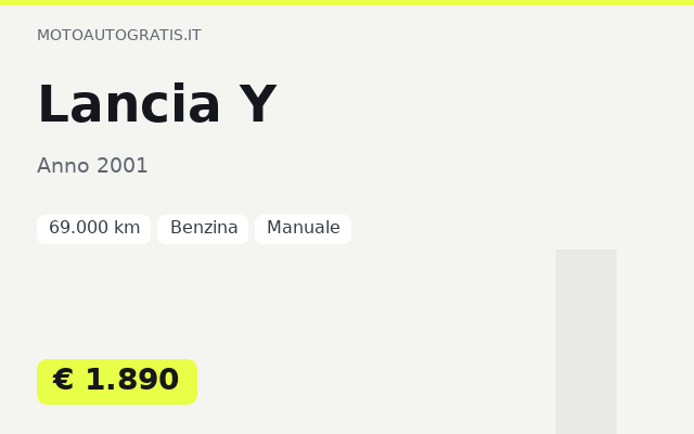 Lancia Y