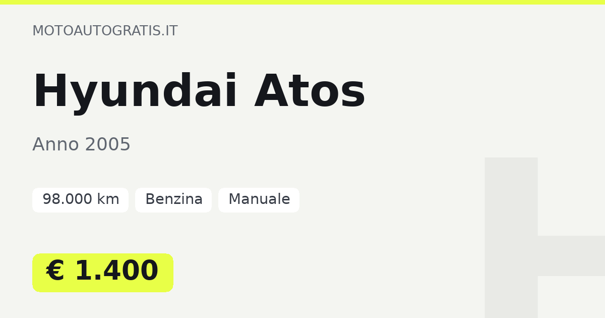 Hyundai Atos