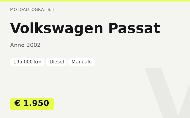 Volkswagen Passat
