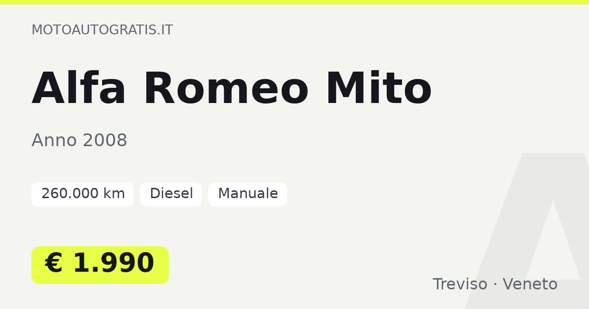 Alfa Romeo Mito