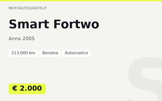 Smart Fortwo