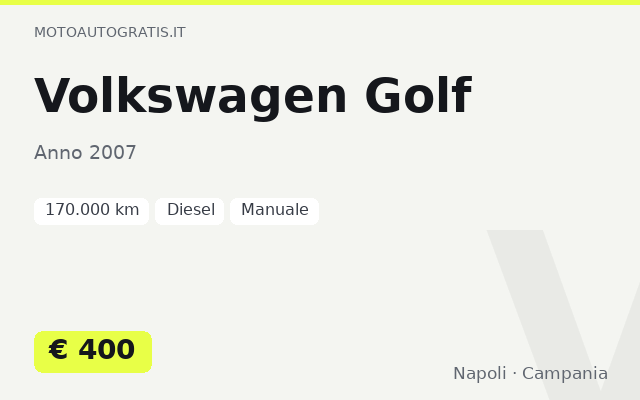 Volkswagen Golf