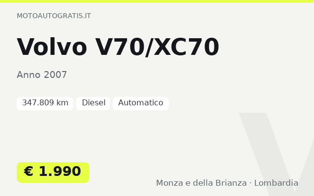 Volvo V70/XC70