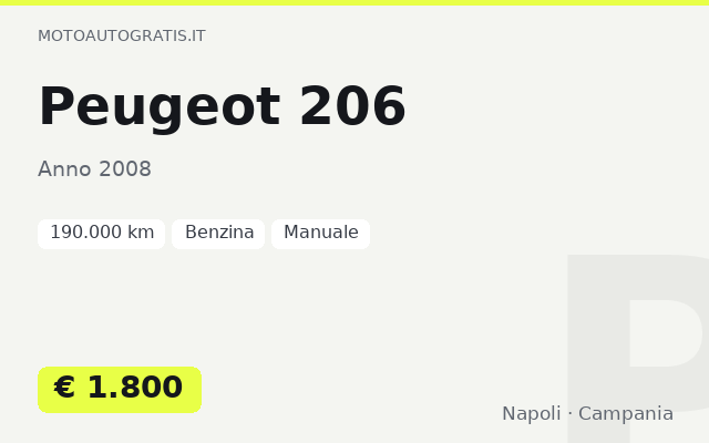 Peugeot 206