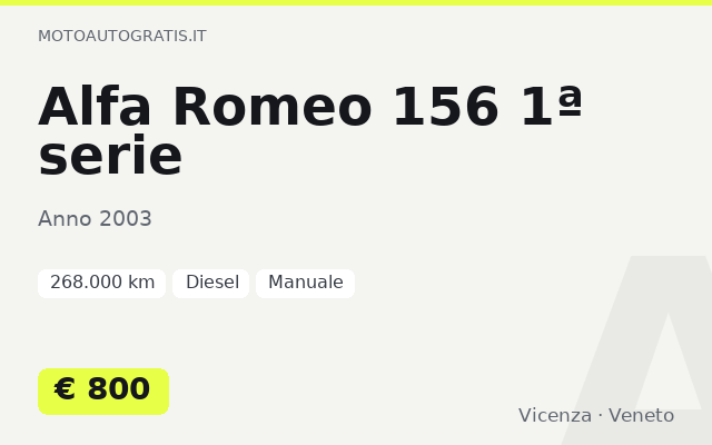 Alfa Romeo 156 1ª serie