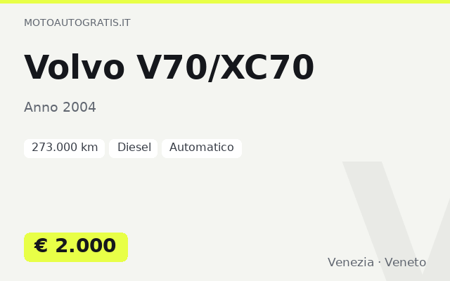 Volvo V70/XC70