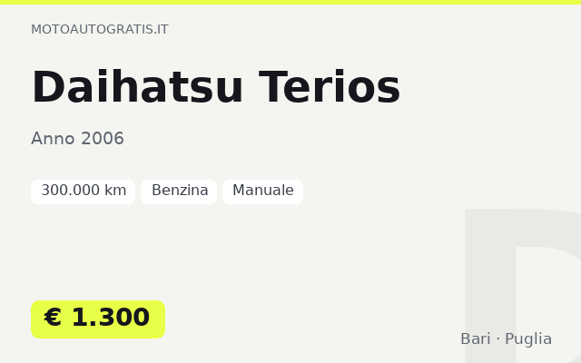 Daihatsu Terios