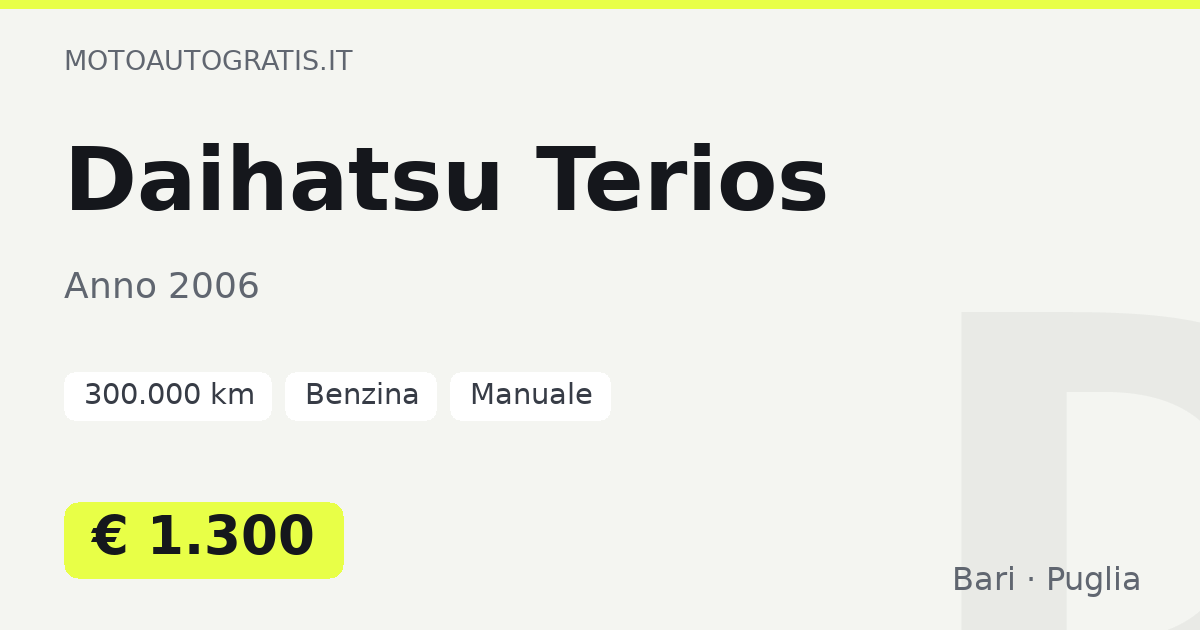 Daihatsu Terios