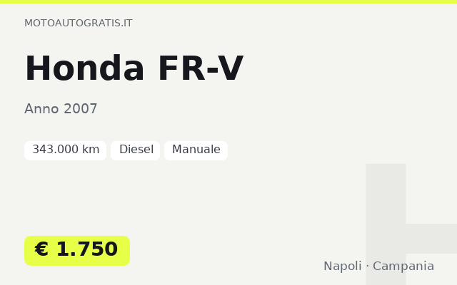 Honda FR-V