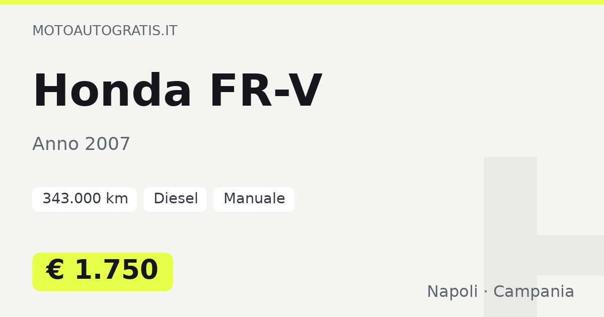 Honda FR-V