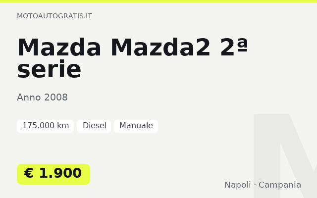 Mazda Mazda2 2ª serie