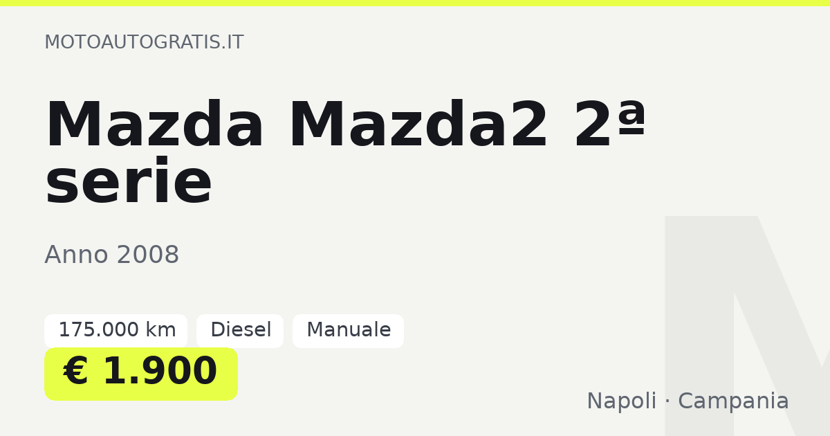 Mazda Mazda2 2ª serie