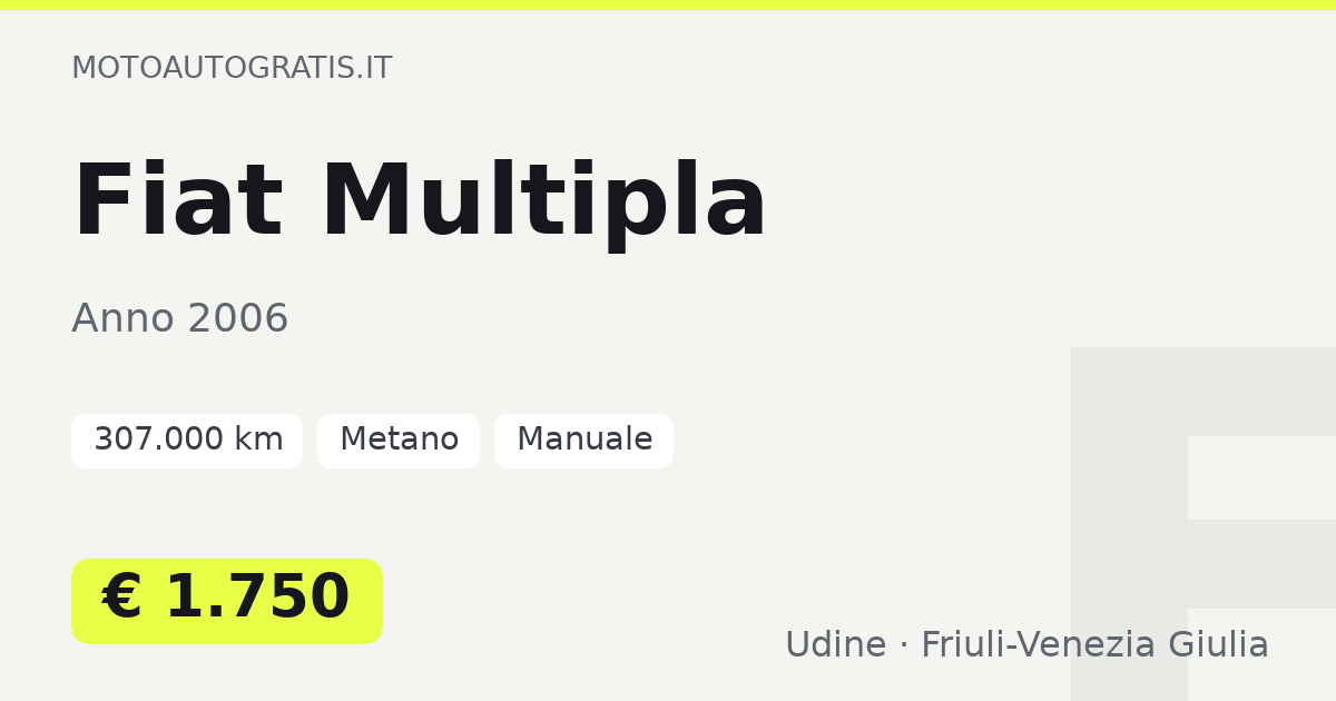 Fiat Multipla