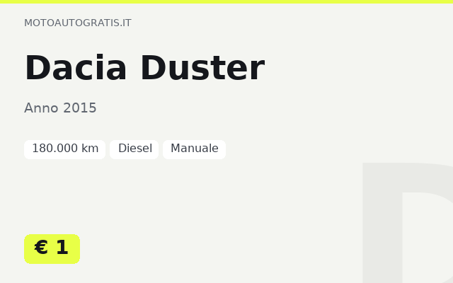 Dacia Duster