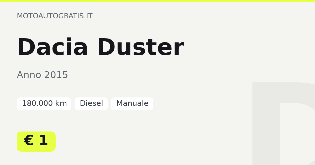 Dacia Duster
