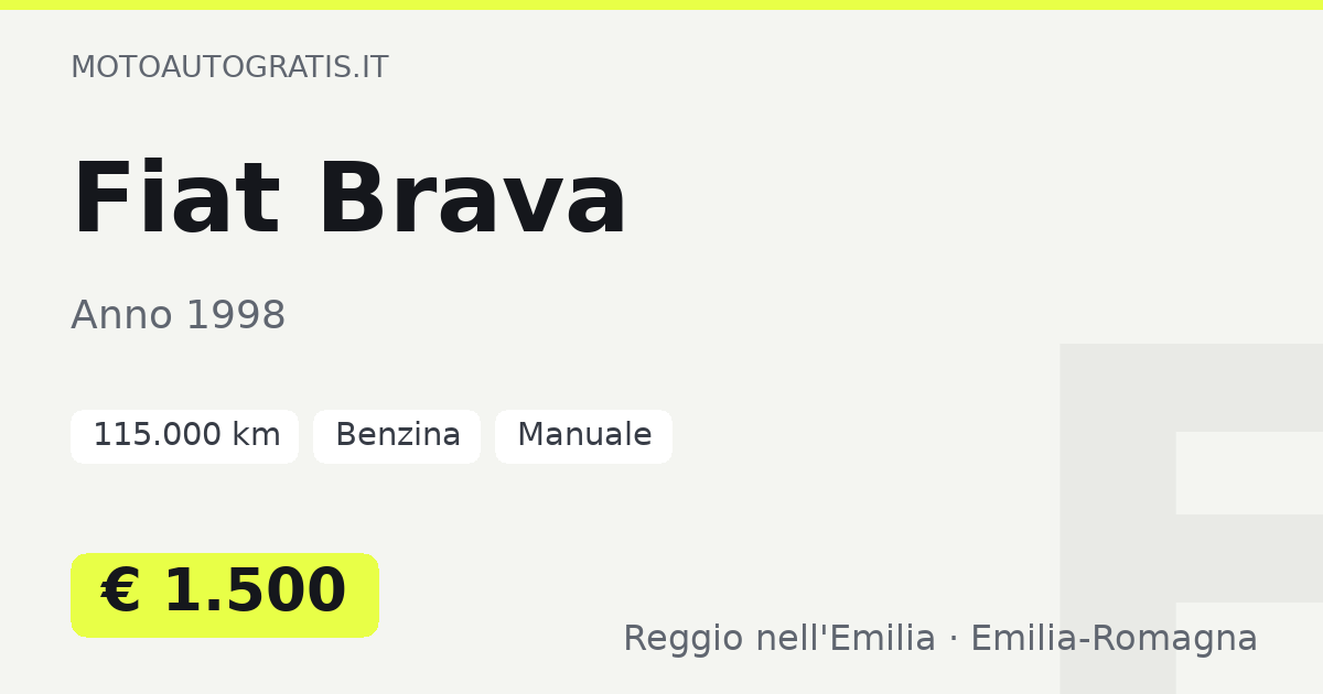 Fiat Brava