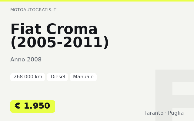 Fiat Croma (2005-2011)