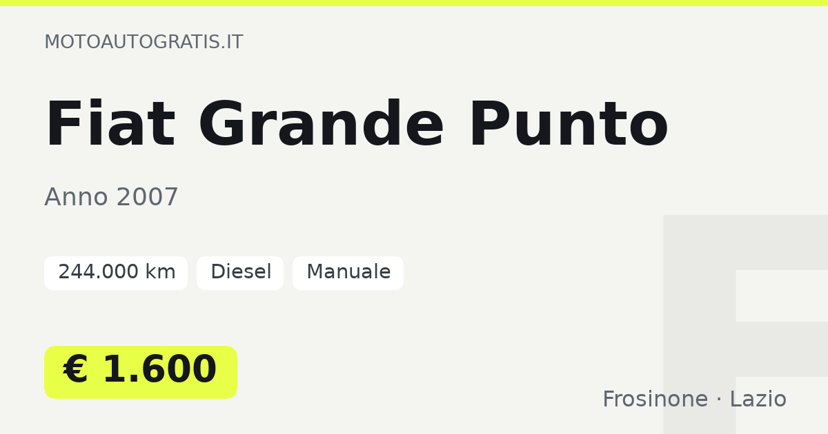 Fiat Grande Punto
