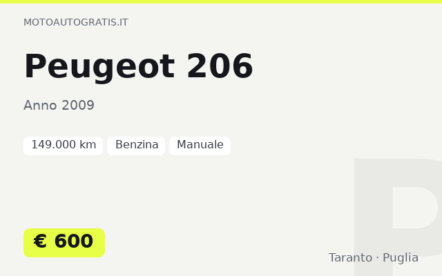Peugeot 206