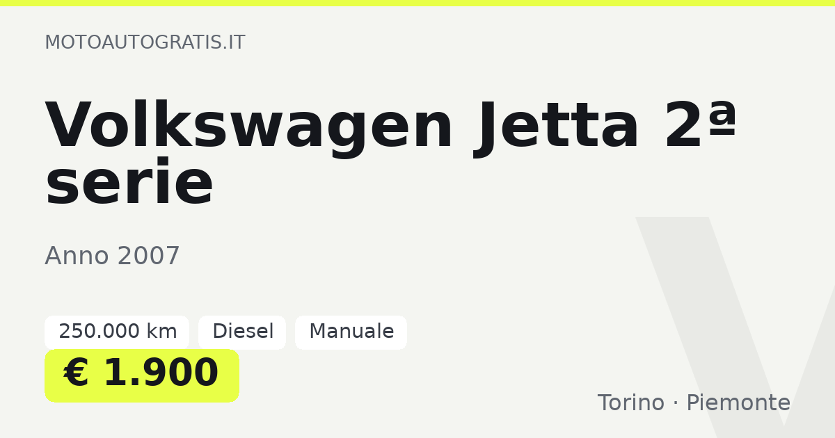 Volkswagen Jetta 2ª serie