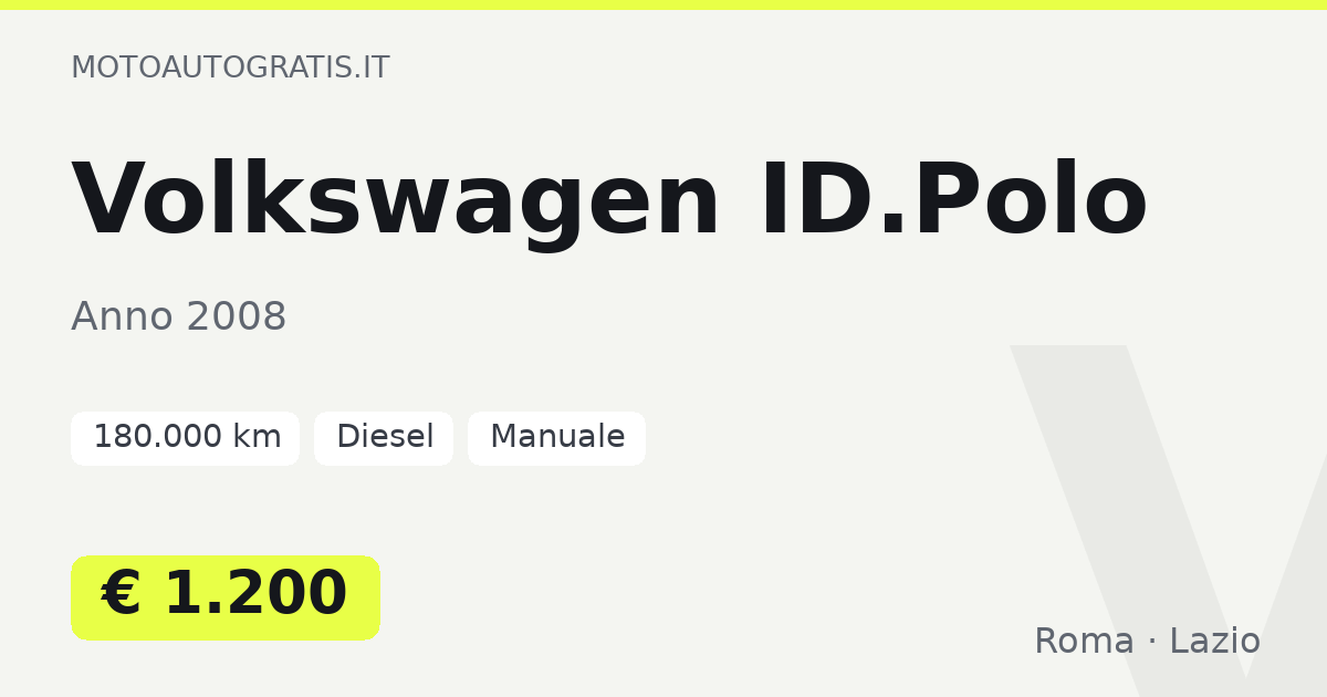 Volkswagen ID.Polo