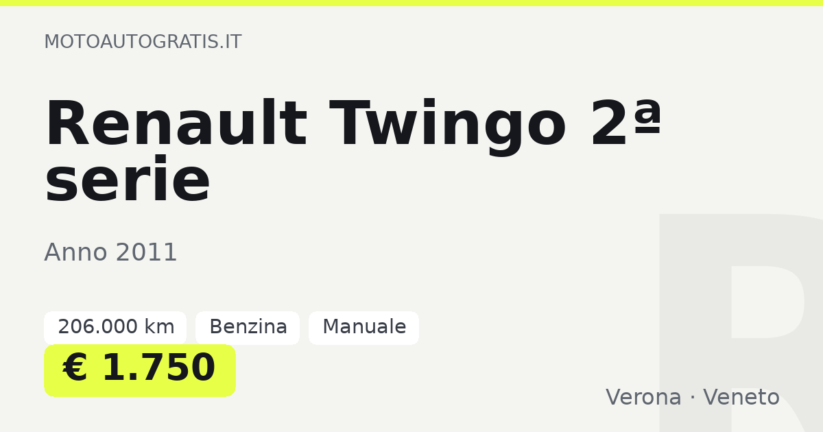 Renault Twingo 2ª serie