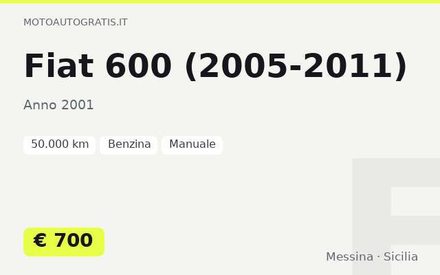Fiat 600 (2005-2011)