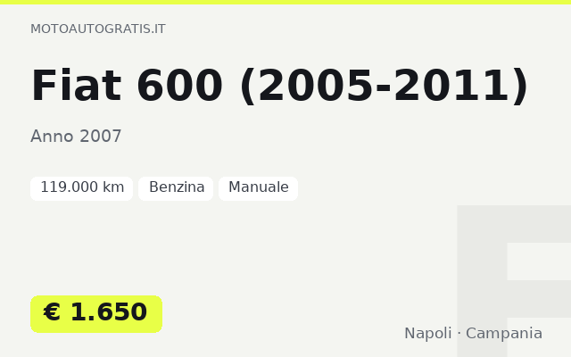 Fiat 600 (2005-2011)