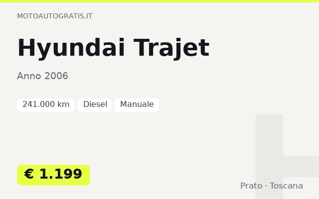 Hyundai Trajet