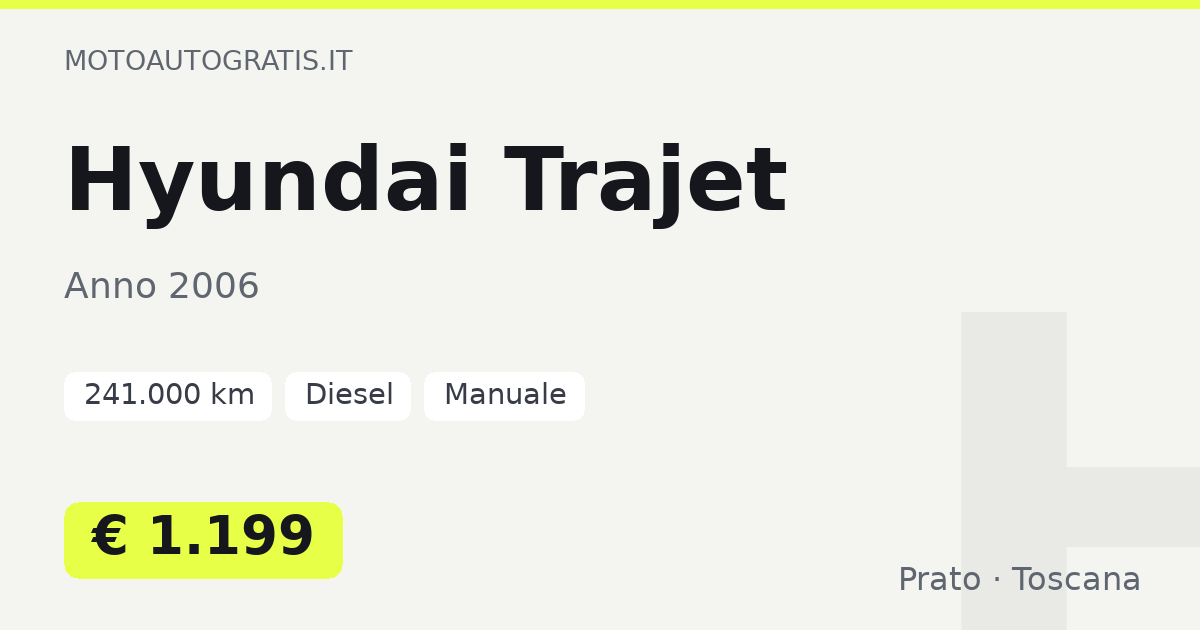 Hyundai Trajet