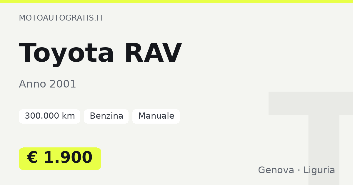 Toyota RAV