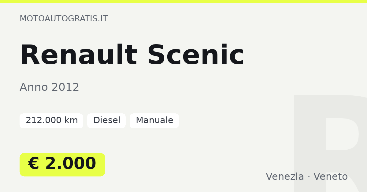Renault Scenic