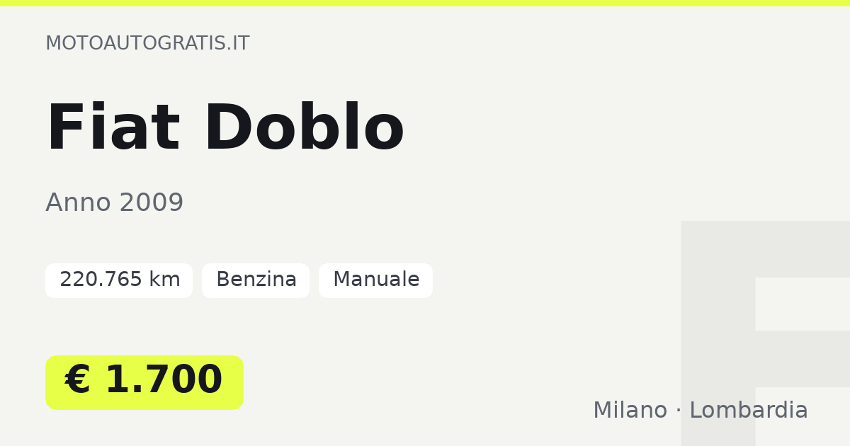 Fiat Doblo