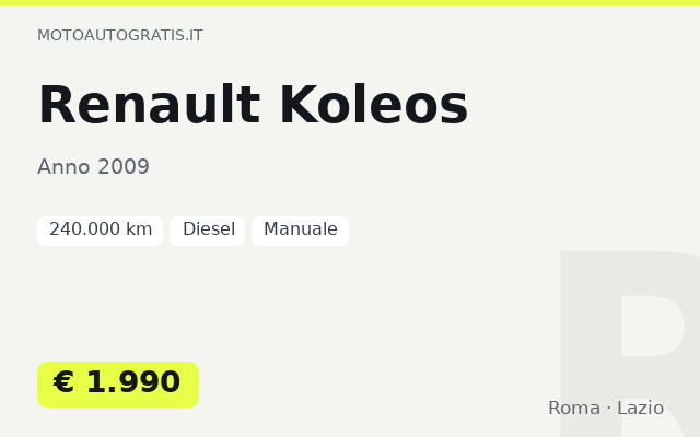 Renault Koleos