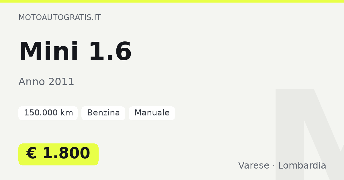 Mini 1.6
